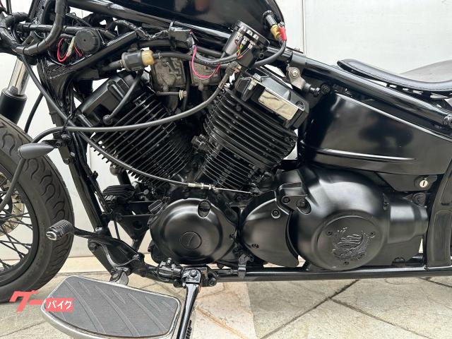 ヤマハ ドラッグスター400 フルブラックカスタム スポーツ