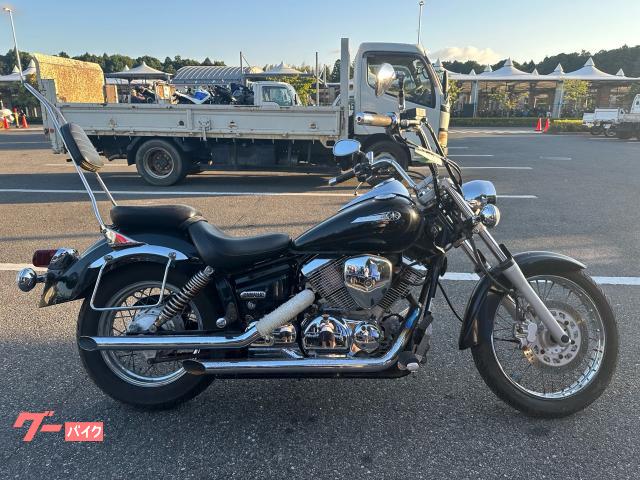 ドラッグスター２５０　ＶＧ０５Ｊ　スラッシュカットマフラー　シーシーバー