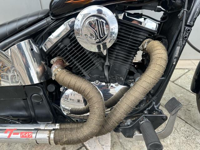 カワサキ バルカン400II VN400A スラッシュカットマフラー