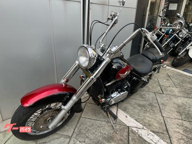カワサキ バルカン400クラシック スラッシュカットマフラー 三拍子