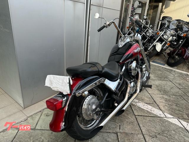 カワサキ バルカン400クラシック スラッシュカットマフラー 三拍子
