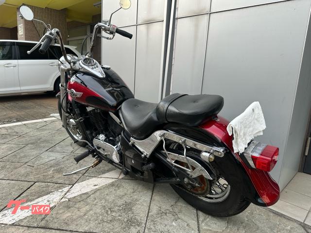 カワサキ バルカン400クラシック スラッシュカットマフラー 三拍子