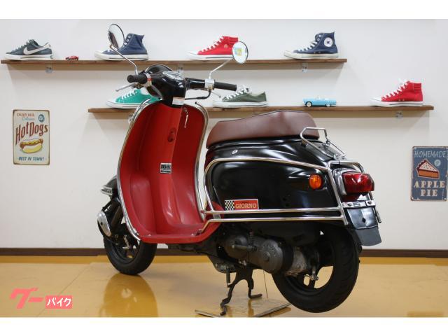 ホンダ ジョルノ バッテリー新品 まえタイヤ新品 ブラックブラウンツートンシート デラックスモデル  アイアンフルボディーバンパー｜横浜スライダーサイクルズ｜新車・中古バイクなら【グーバイク】