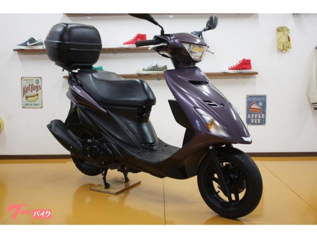 スズキ アドレスＶ１２５Ｓ 前後ブレーキパッドシュー交換 ＧＩＶＩボックス付き 防犯アラーム  ＦＩインジェクション｜横浜スライダーサイクルズ｜新車・中古バイクなら【グーバイク】