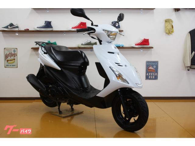 アドレスＶ１２５Ｓ　２０１３年最終モデル　フルノーマル　純正ホワイトメタリックカラー