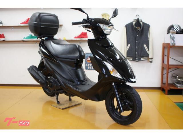 アドレスＶ１２５Ｓ　２０１３年最終モデル　ワイズギアリアボックス付き　フルノーマル　純正ブラックメタリックカラー