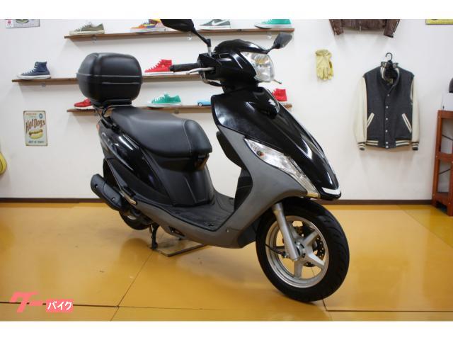 アドレス１２５　ＤＴ１１Ａ　ＧＩＶＩリアボックス付き　シート新品　純正ブラックメタリックカラー　ＦＩインジェクション