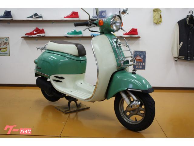 ジョルノ　フロントラック付　ドライブベルト新品　ウェイトローラー新品　グリーンメタリックカラー　２ストローク