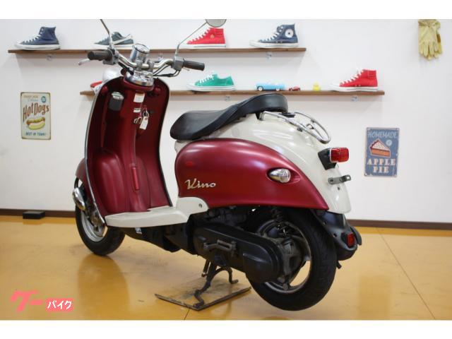 ヤマハ ビーノ バッテリー新品 シート新品張替え 2ストローク ワイン