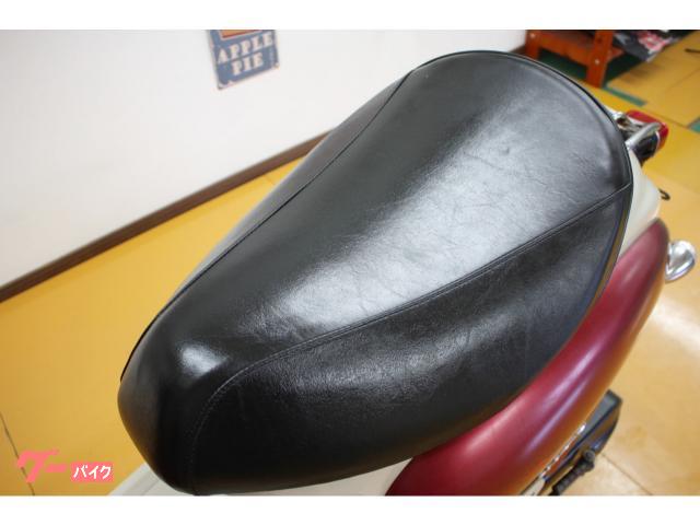 ヤマハ ビーノ バッテリー新品 シート新品張替え 2ストローク ワイン