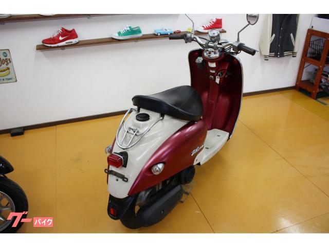 ヤマハ ビーノ バッテリー新品 シート新品張替え 2ストローク ワイン