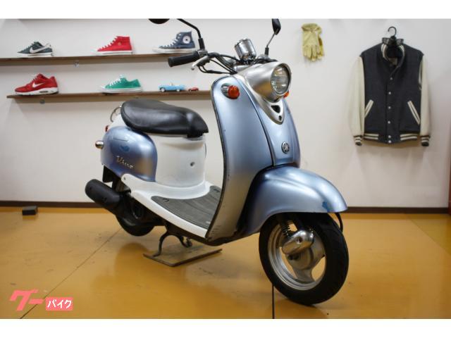 ビーノ　シート新品張替え　２ストローク　ブルーメタリックカラー