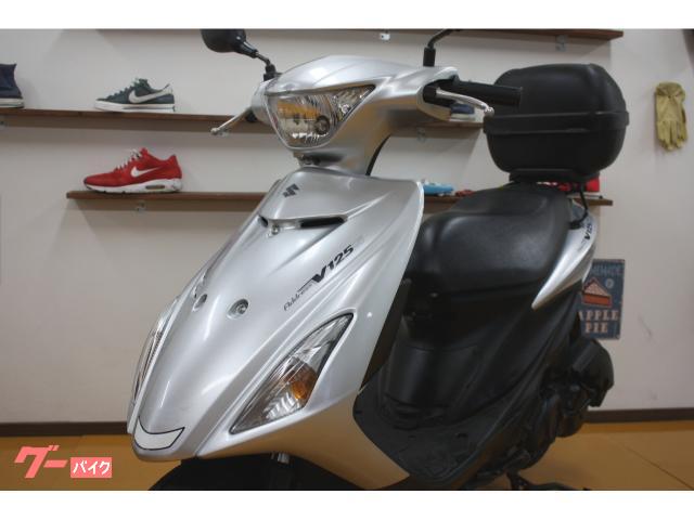 スズキ アドレスV125S GIVIボックス付き 防犯アラーム 純正