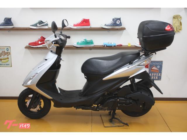 スズキ アドレスV125S GIVIボックス付き 防犯アラーム 純正