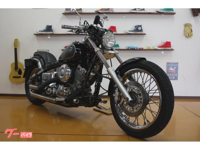 ドラッグスター４００　トリプルツリー　ローダウンサス　イージーライダースコブラシート　ロング＆ロースタイル