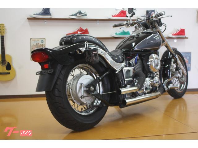 ヤマハ ドラッグスター400 トリプルツリー ローダウンサス イージー