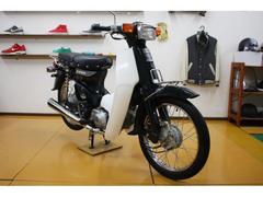 ホンダ　スーパーカブ５０カスタム　キャブレーター車　セルスタート　鋲打ダブルシート　角灯　純正グリーンメタリックカラー