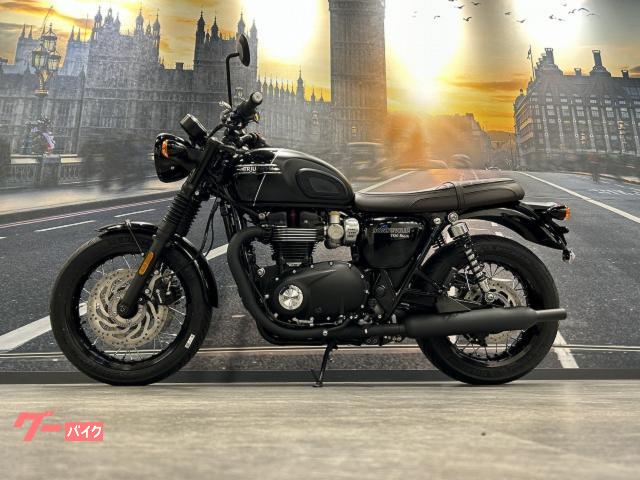 ＴＲＩＵＭＰＨ ボンネビルＴ１２０ＢＬＡＣＫ　２０２３年モデル　新車　サファイアブラック／マットサファイアブラックの画像（新潟県