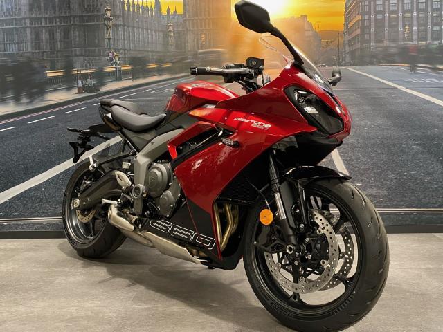 デイトナ660 カーニバルレッド／サファイアブラック 2024年モデル 中古車