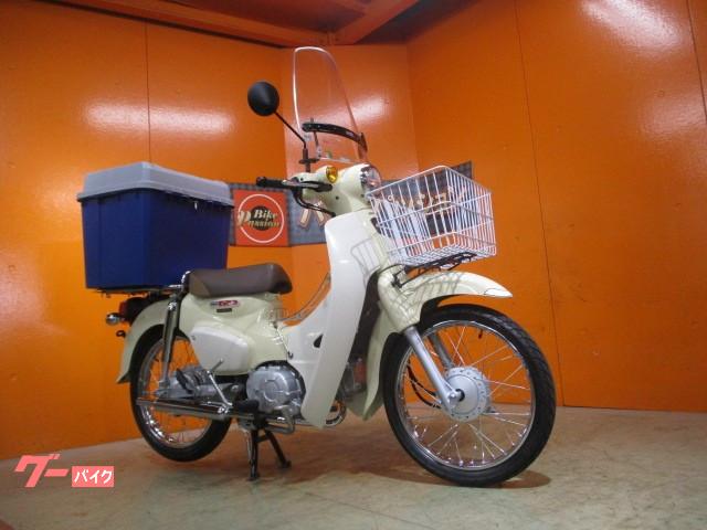 ホンダ スーパーカブ１１０ ｊａ４４現行モデル 大型旭風貌ウインドスクリーン ｆキャリア前かご 社外キャプトンマフラー バイクパッション 株 パッション 新車 中古バイクなら グーバイク