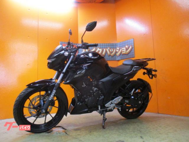 ヤマハ ＦＺ２５ ＡＢＳ ２０２２年Ｍモデル 社外キャリア リアタイヤ新品交換済み ナイトブラック 純正フルノーマル車両｜バイクパッション  （株）パッション｜新車・中古バイクなら【グーバイク】