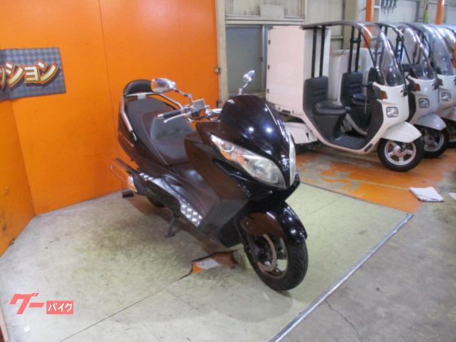 スズキ スカイウェイブ２５０ タイプＳＳ ２００８年 電子キー２本 アルミステップボード装着 シーシーバー付きバックレスト｜バイクパッション  （株）パッション｜新車・中古バイクなら【グーバイク】