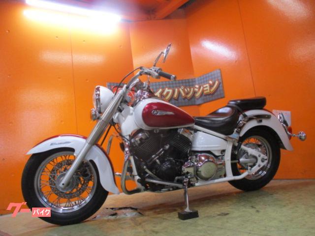 ヤマハ ドラッグスター４００クラシック ２００１年後期ＶＨ０１Ｊ純正燃料系付 エンジンガード ブルーイッシュホワイトカクテル  ノーマル車｜バイクパッション （株）パッション｜新車・中古バイクなら【グーバイク】
