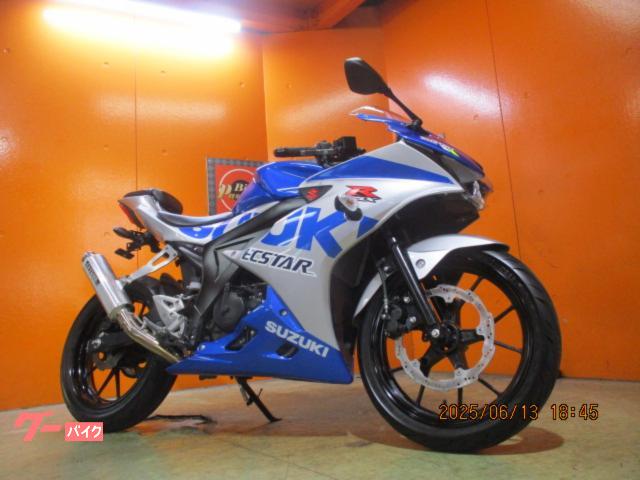 ＧＳＸ−Ｒ１５０　ＡＢＳ　２０１７年モデル　純正電子キー　ＯＶＥＲマフラー　左右アジャスター機能付き社外レバー　フェンダーレス