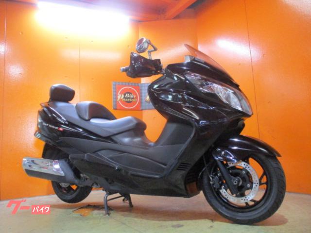 スカイウェイブ２５０　タイプＭ　２００８年後期５ＡＴモード　ＥＴＣ　アジャスター機能付グリップヒーター　バックレスト　電子キー２本