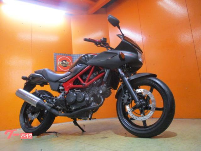 ＶＴＲ２５０Ｆ　２０１６年ファイナルエディション　左右アジャスター機能付き社外レバー　マットガンパウダーメタリック