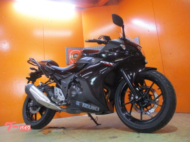 ＧＳＸ２５０Ｒ　ＡＢＳ　エンジンスライダー　エンデュランス社外キャリア　パールネブラーブラック　純正鍵２本
