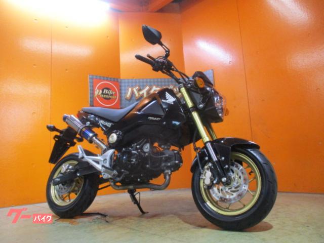 グロム　２０１４年マイチェン後モデル　前後ダンロップＴＴ９３ハイグリップタイヤ　ビームスヒートチタンマフラー