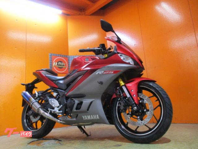 ＹＺＦ−Ｒ２５　ＡＢＳ　２０１９年倒立フォークモデル　前後ＬＥＤウインカー　ＷＲＳマフラー　マットディープレッドメタリック