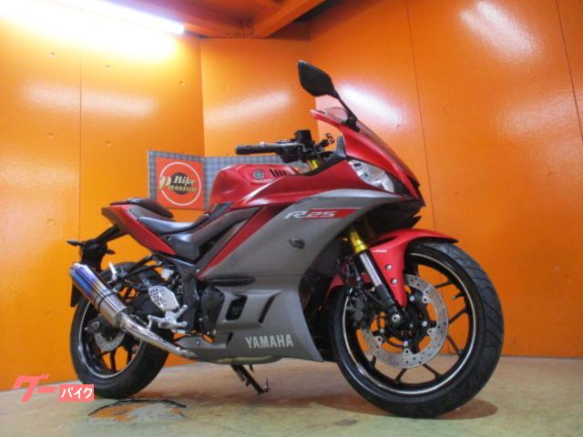 ＹＺＦ−Ｒ２５　ＡＢＳ　２０１９年倒立フォークモデル　前後ＬＥＤウインカー　ＷＲＳマフラー　マットディープレッドメタリック