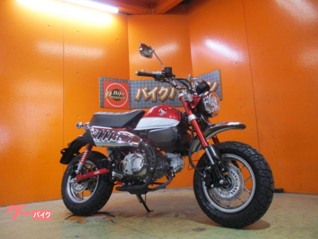 モンキー１２５　ＡＢＳ　２０１８年モデル　パールネビュラレッド　アジャスター機能付き社外レバー　純正鍵２本