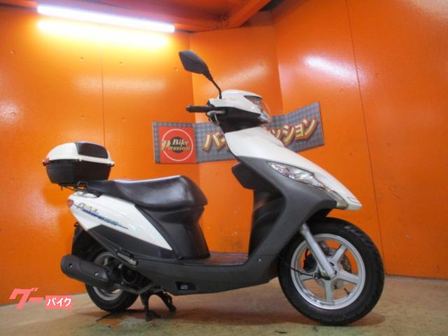 アドレス１２５　２０１８年ＤＴ１１Ａモデル　リアＢＯＸ　フルノーマル車両　パールグレイスフルホワイト