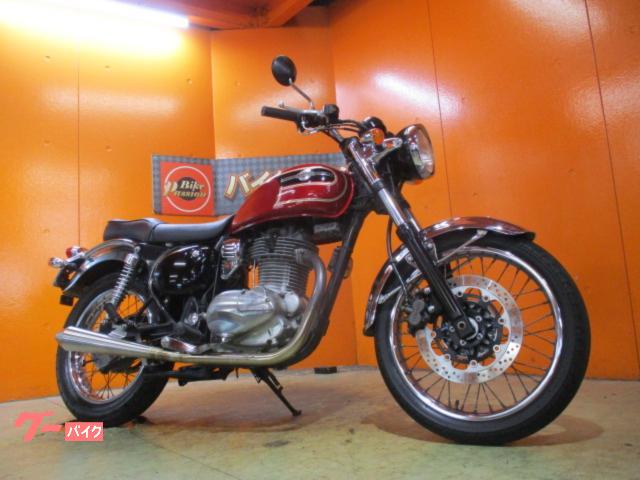 エストレヤ　２００７年モデルチェンジ後電子制御フューエルインジェクションモデル　社外マフラー　キャンディファイアレッド