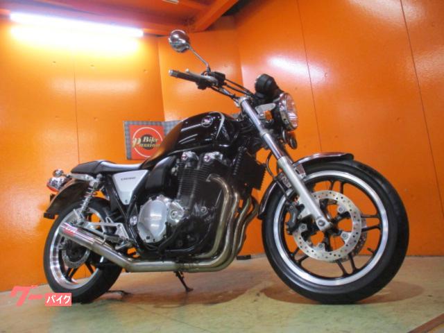 ＣＢ１１００　モリワキショート菅　ＥＴＣ　ダークネスブラックメタリック