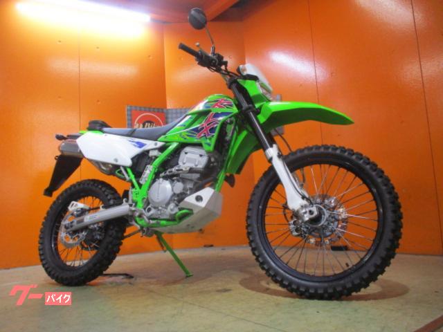 ＫＬＸ２５０　２０１６年ファイナルディション　前後タイヤバリ溝　ライムグリーン　純正ツールバッグ装備　純正フルノーマル車両
