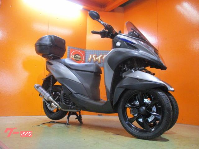 トリシティ１２５　２０２０年ＳＥＣ１Ｊモデル　ＳＰ忠雄フルエキマフラー　Ｙ’ＳギアリアＢＯＸ　ナックルガード