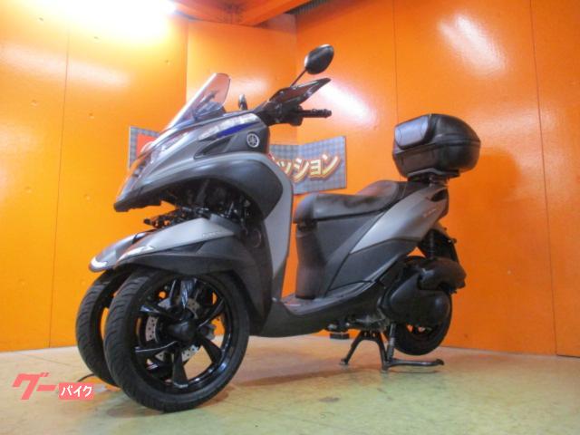 ヤマハ トリシティー125 ステンレス製マフラー ブルー/シルバー ヤマハ トリシティー125 ステンレス製マフラー ブルー/シルバー ヤマハ