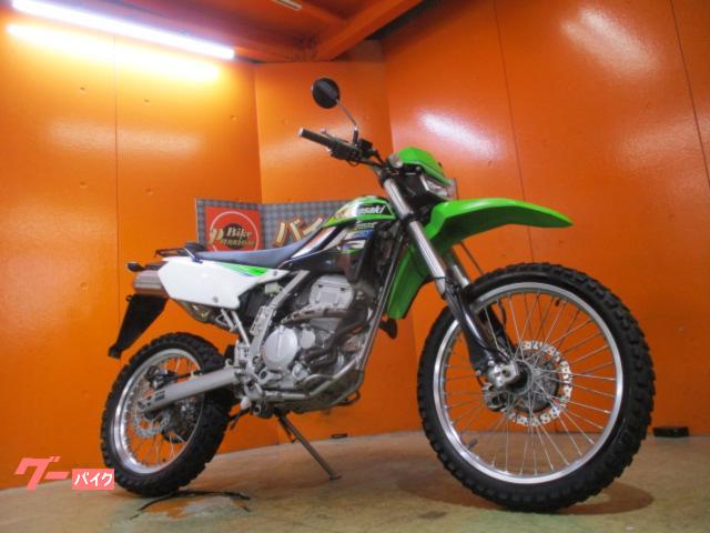 ＫＬＸ２５０　２０１３年　ライムグリーン　純正工具バッグ　社外キャリアオプション　純正鍵２本　純正フルノーマル車両