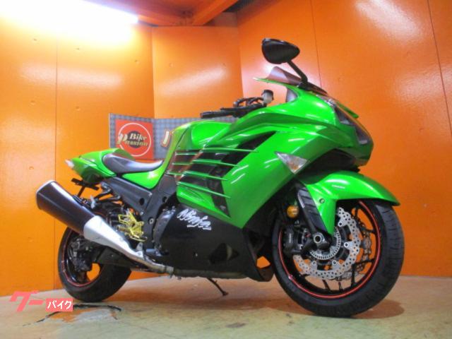 Ｎｉｎｊａ　ＺＸ−１４Ｒ　２０１２年　ゴールデンブレイズドグリーン　社外ステップ　シングルシートカウル　フェンダーレス