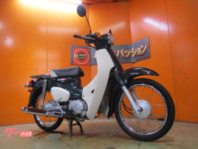 スーパーカブ50 国内製造丸目LEDヘッドライト 2018年AA09モデル 純正鍵 純正フルノーマル車両 タスマニアグリーンメタリ