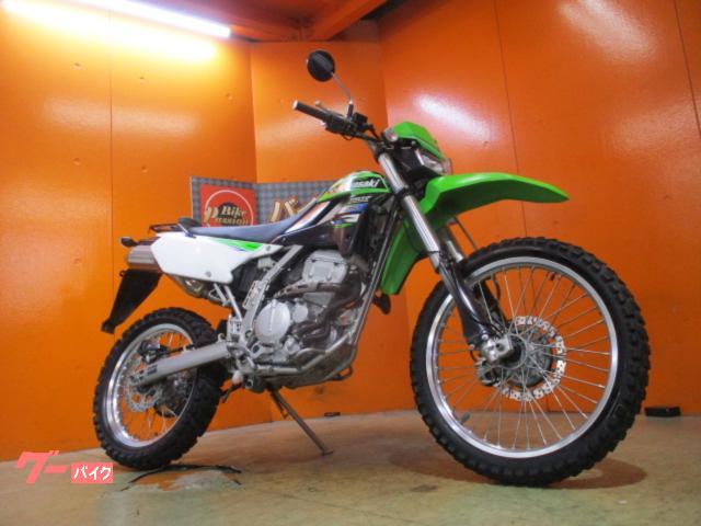ＫＬＸ２５０　２０１３年　ライムグリーン　純正工具バッグ　社外キャリアオプション　純正鍵２本　純正フルノーマル車両