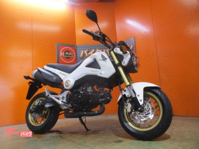 グロム　２０１４年マイナーチェンジ後　純正ゴールドホイール　純正フルノーマル車両　パールヒマラヤズホワイト