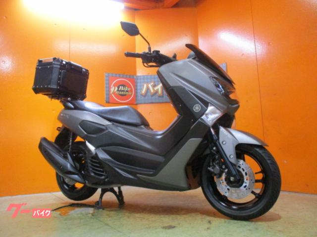 ＮＭＡＸ１５５　ＡＢＳ　２０１９年　マットグレーメタリック　社外キャリア　アドベンチャーＲＢＯＸ　ＦＲタイヤバリ溝