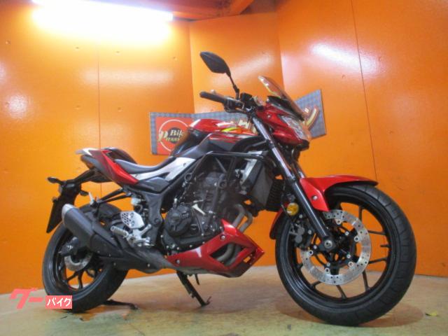 ＭＴ−２５　２０１６年モデル　エンジンガード　スクリーン　ＵＳＢ電源　前後タイヤバリ溝　純正鍵２本　純正フルノーマル車両