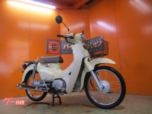 スーパーカブ５０　２０２０年ＡＡ０９国内製造丸目ＬＥＤヘッドライト　Ｆキャリア　前かご　バージンベージュ　純正フルノーマル車両