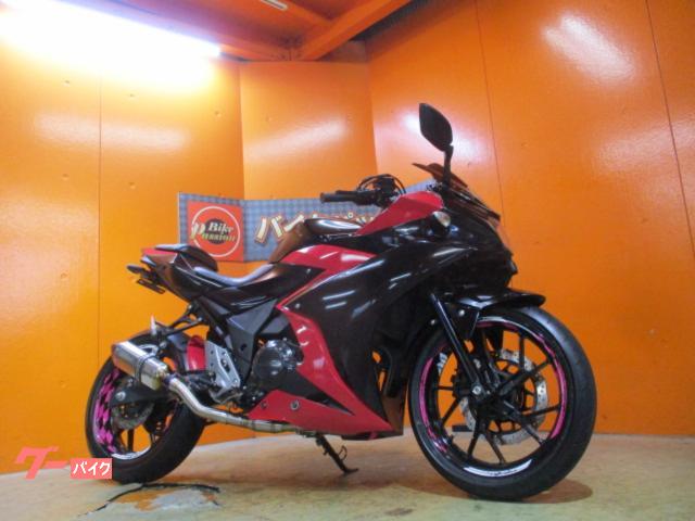 ＧＳＸ２５０Ｒ　２０１７年モデル　社外ステンレスフルエキマフラー　フェンダーレス　スモークスクリーン　社外レバー　カスタム外装